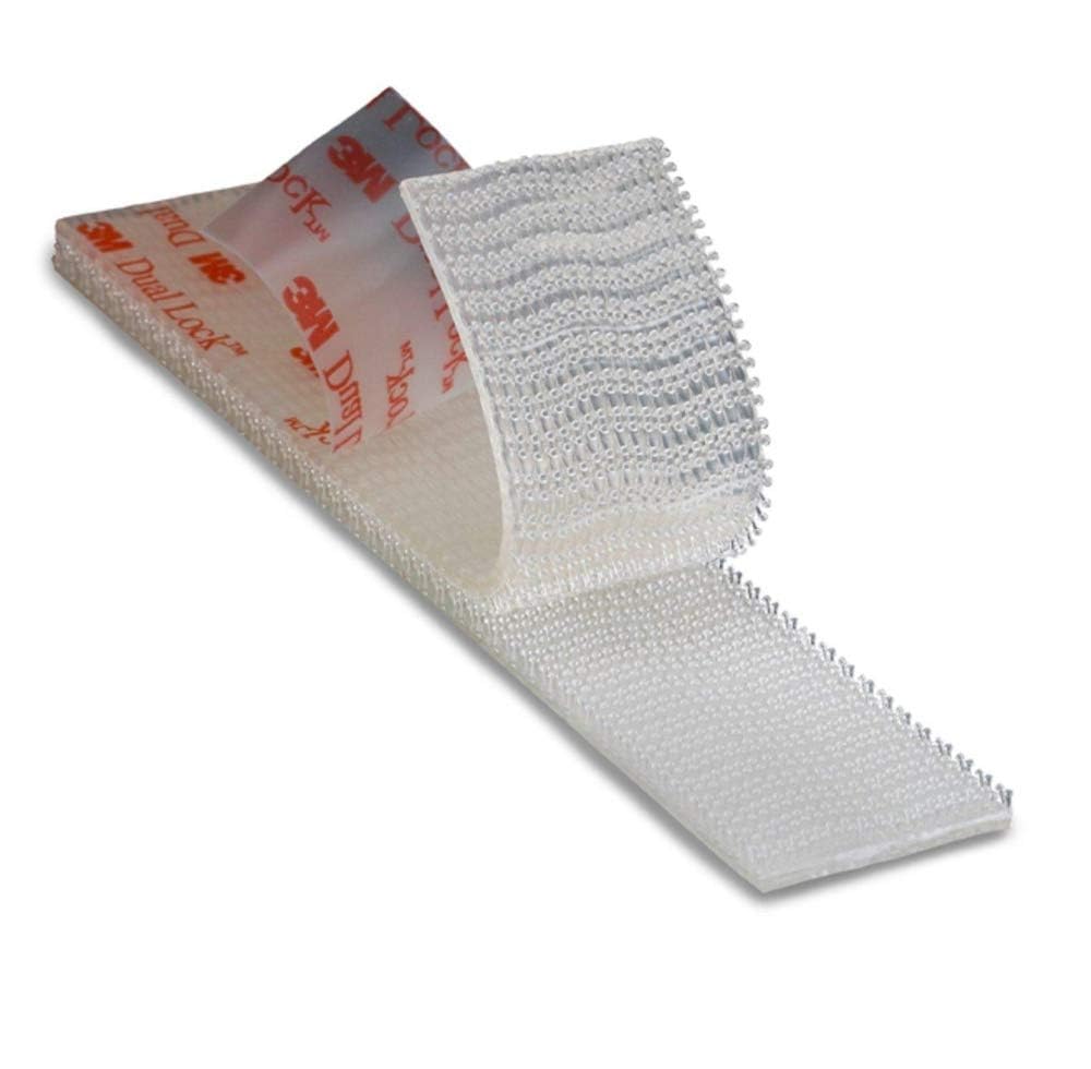 3M SJ3560/CLR1333 Scotch SJ3560 Dual Lock 250 Reclosable Fastener: 1" x 10 ft., Clear - Image 5